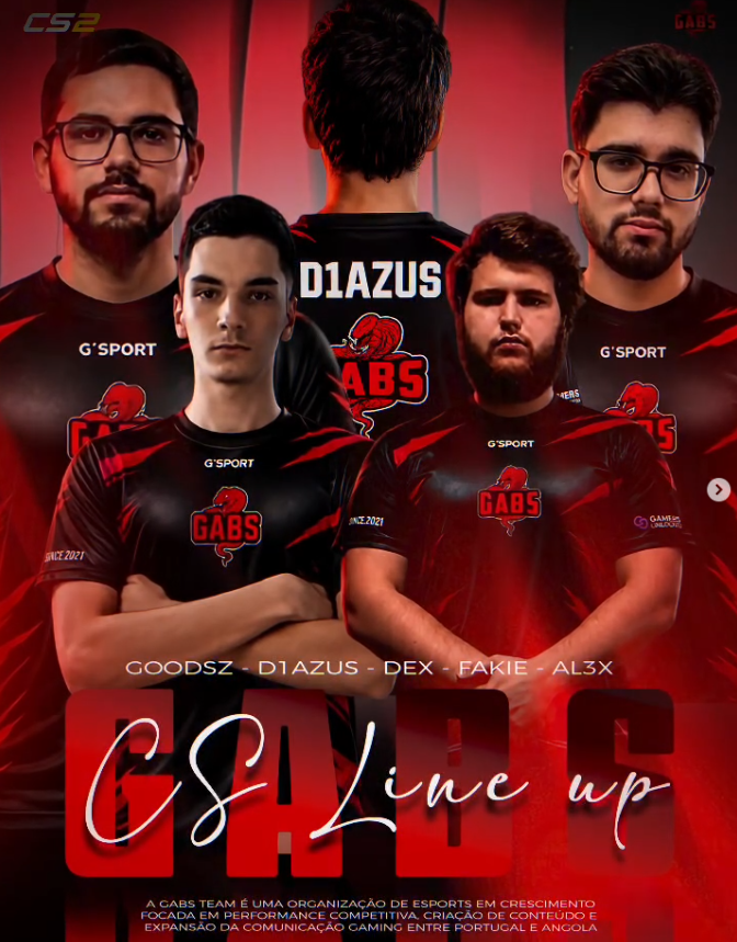 🚨GabS Team apresenta oficialmente a sua equipa principal de CS2